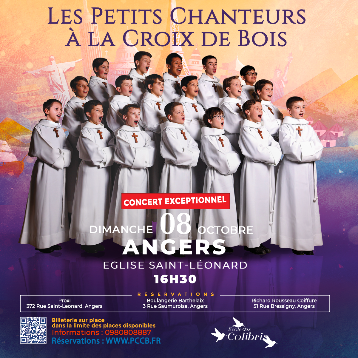 Lire la suite à propos de l’article Concert des Petits Chanteurs à la Croix de Bois